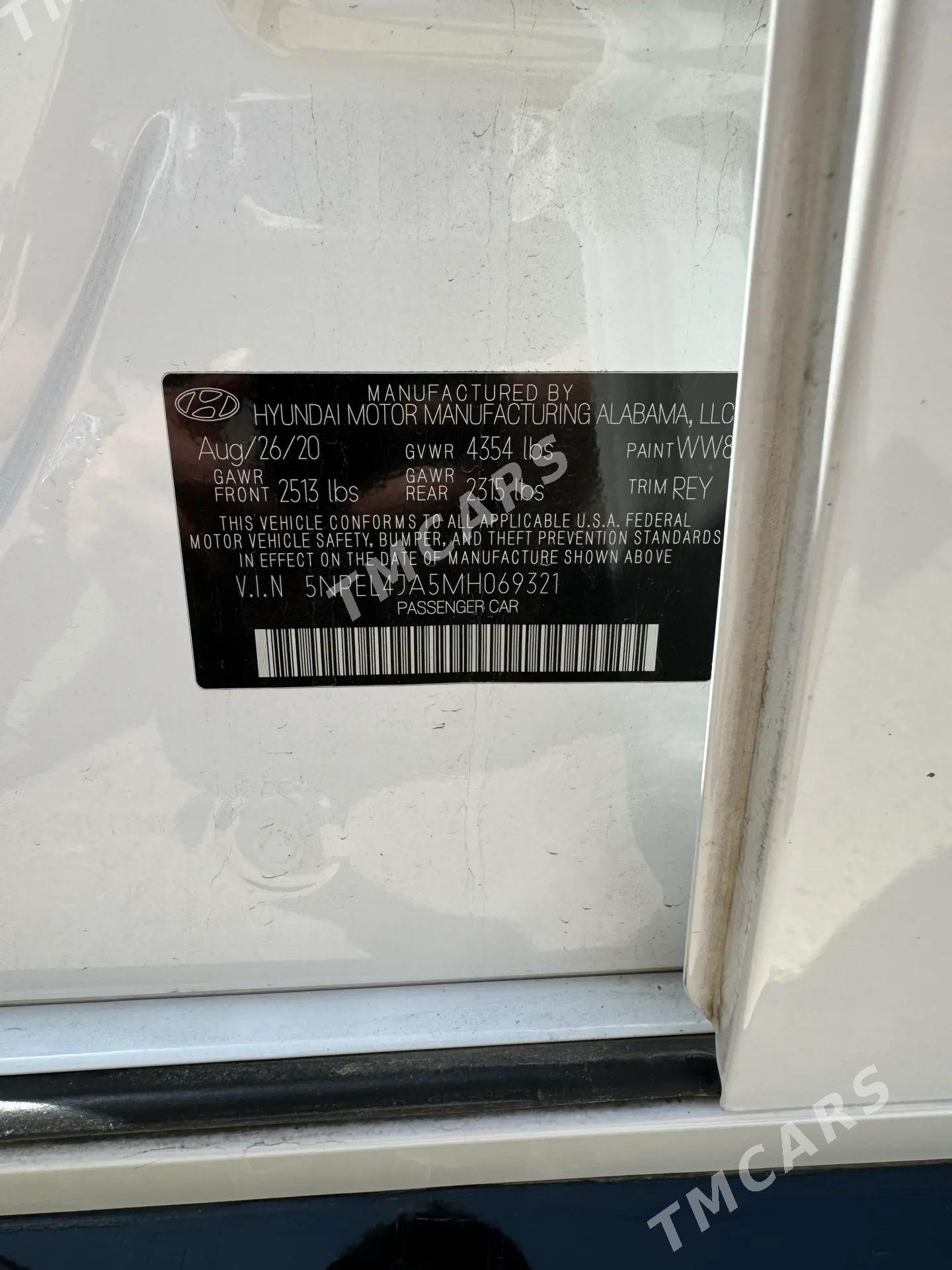 Hyundai Sonata 2020 - 265 000 TMT - Aşgabat - img 3