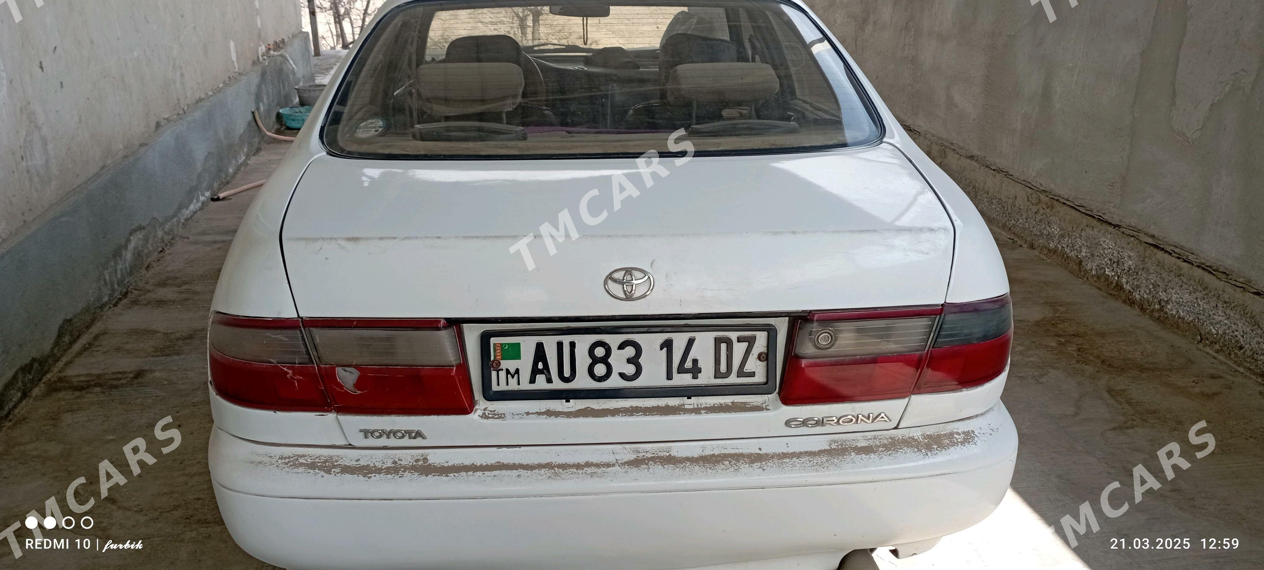Toyota Corona 1993 - 48 000 TMT - Гурбансолтан Едже - img 10
