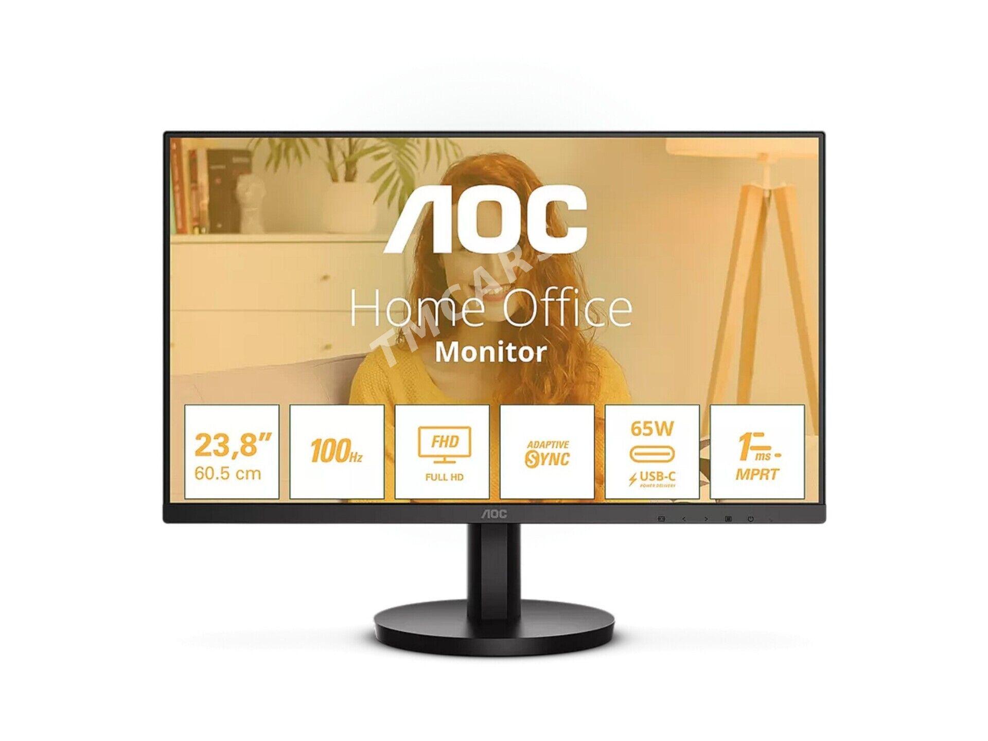 24" AOC TypeC, USB, динамики - Ашхабад - img 3