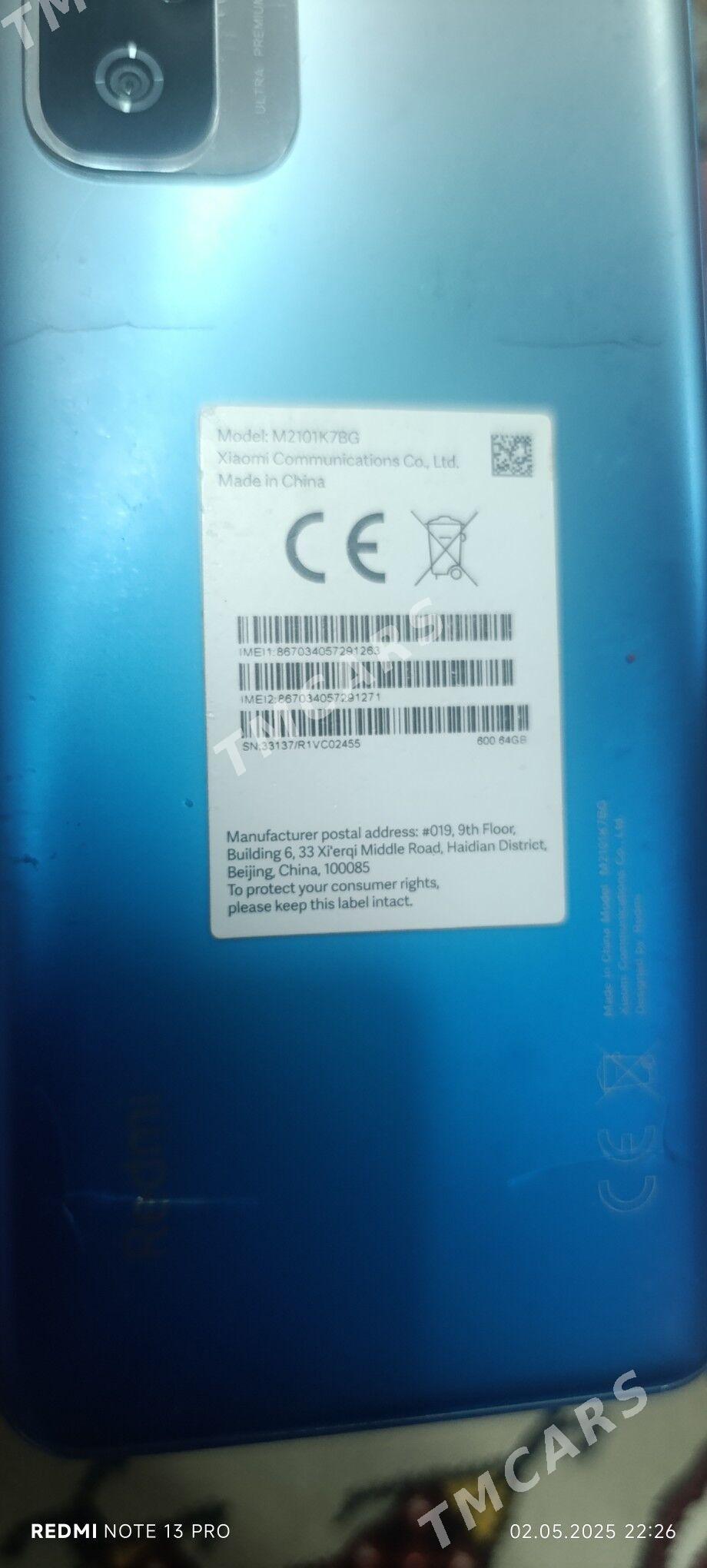 Redmi not 10S 6x64 - Туркменбаши - img 5