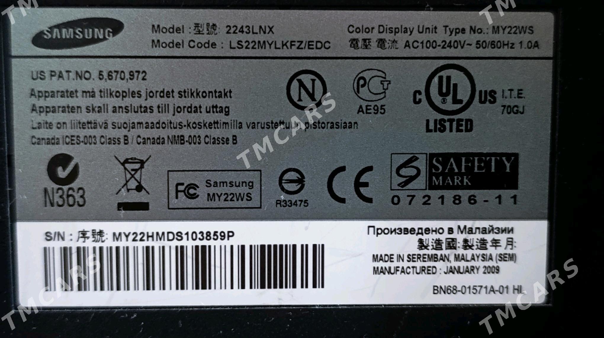 Samsung 22 SynkMaster - Aşgabat - img 2