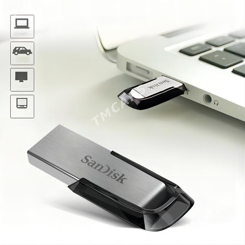 Флешка  SanDisk Ultra Flair 64Gb USB 3.0 - Aşgabat - img 4