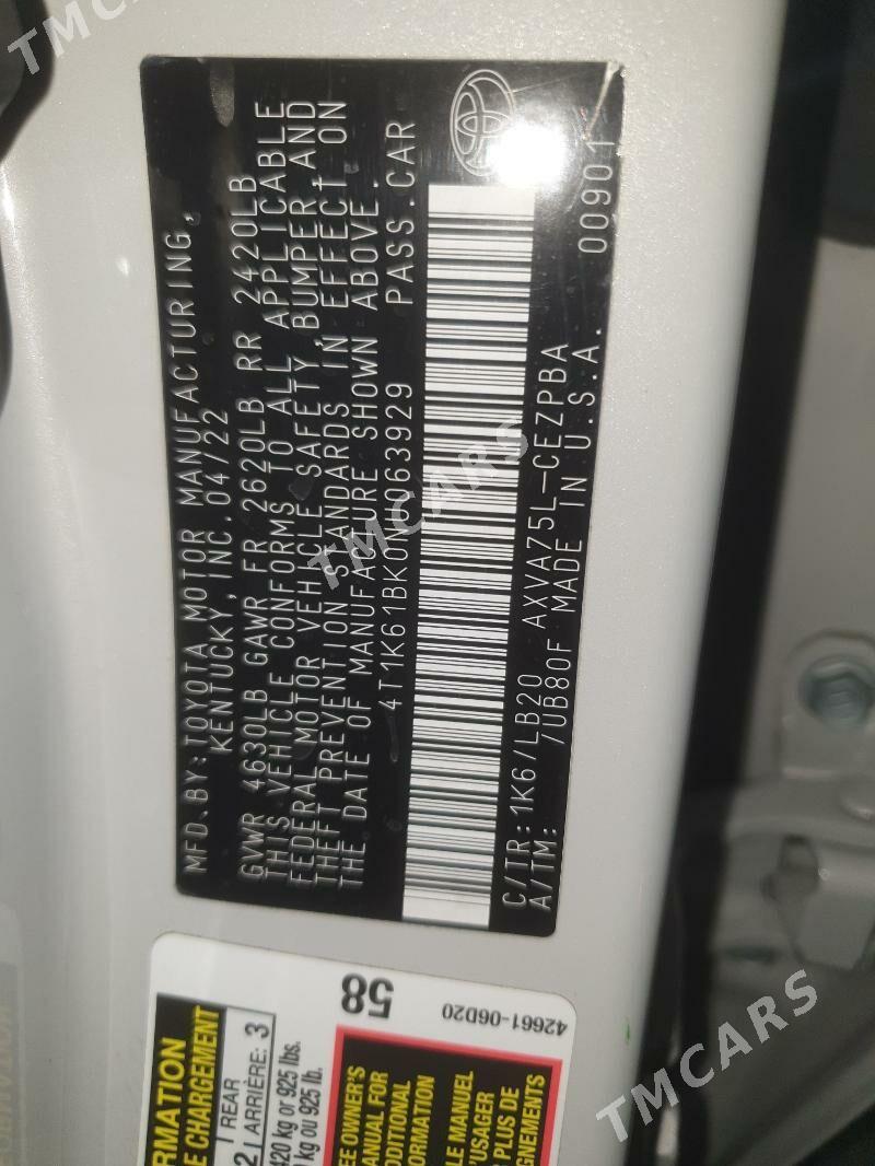 Toyota Camry 2022 - 420 000 TMT - Murgap - img 6