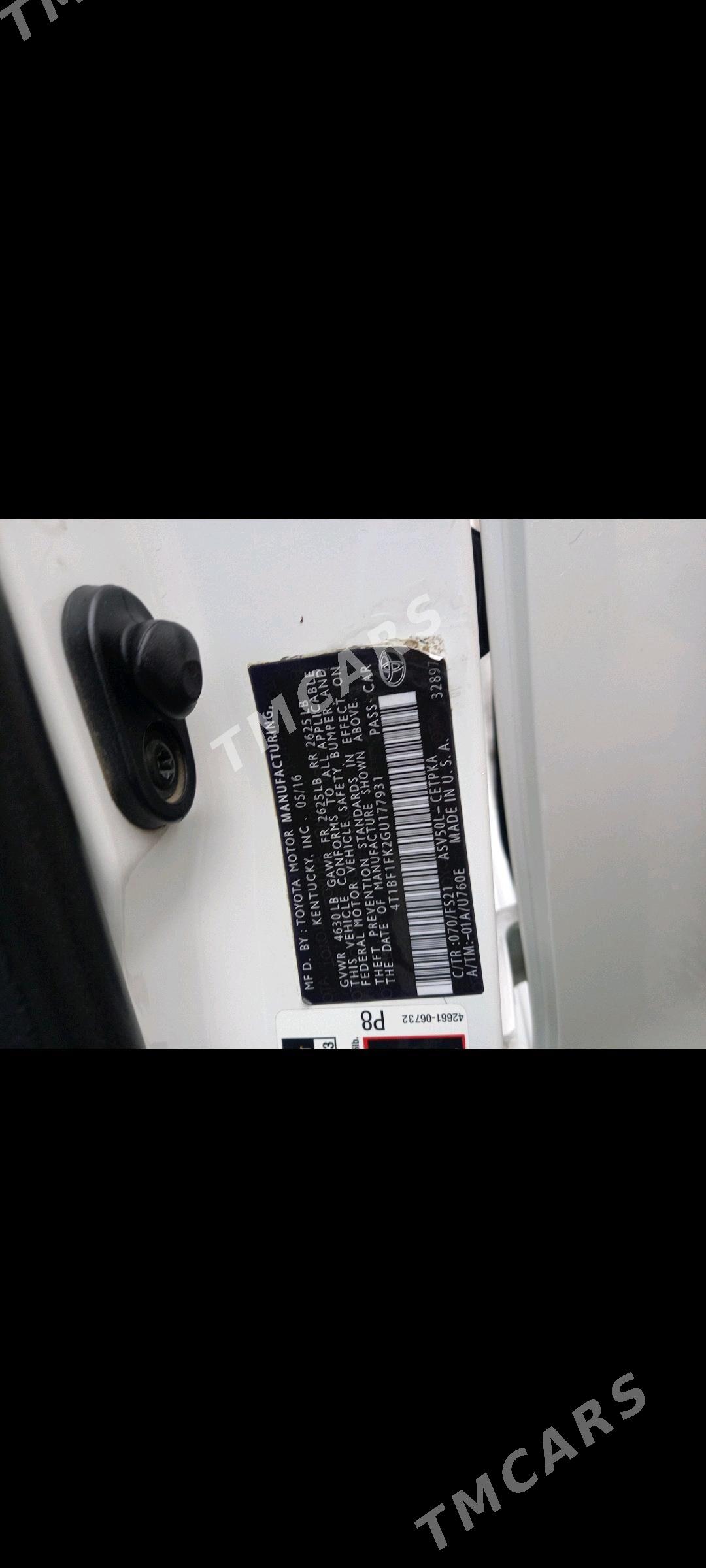 Toyota Camry 2016 - 310 000 TMT - Gökdepe - img 5