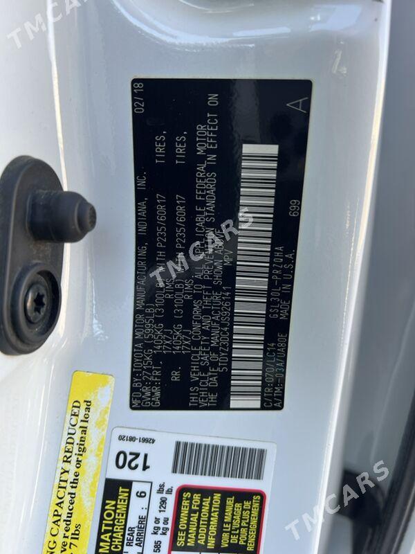 Toyota Sienna 2018 - 440 000 TMT - Мары - img 4