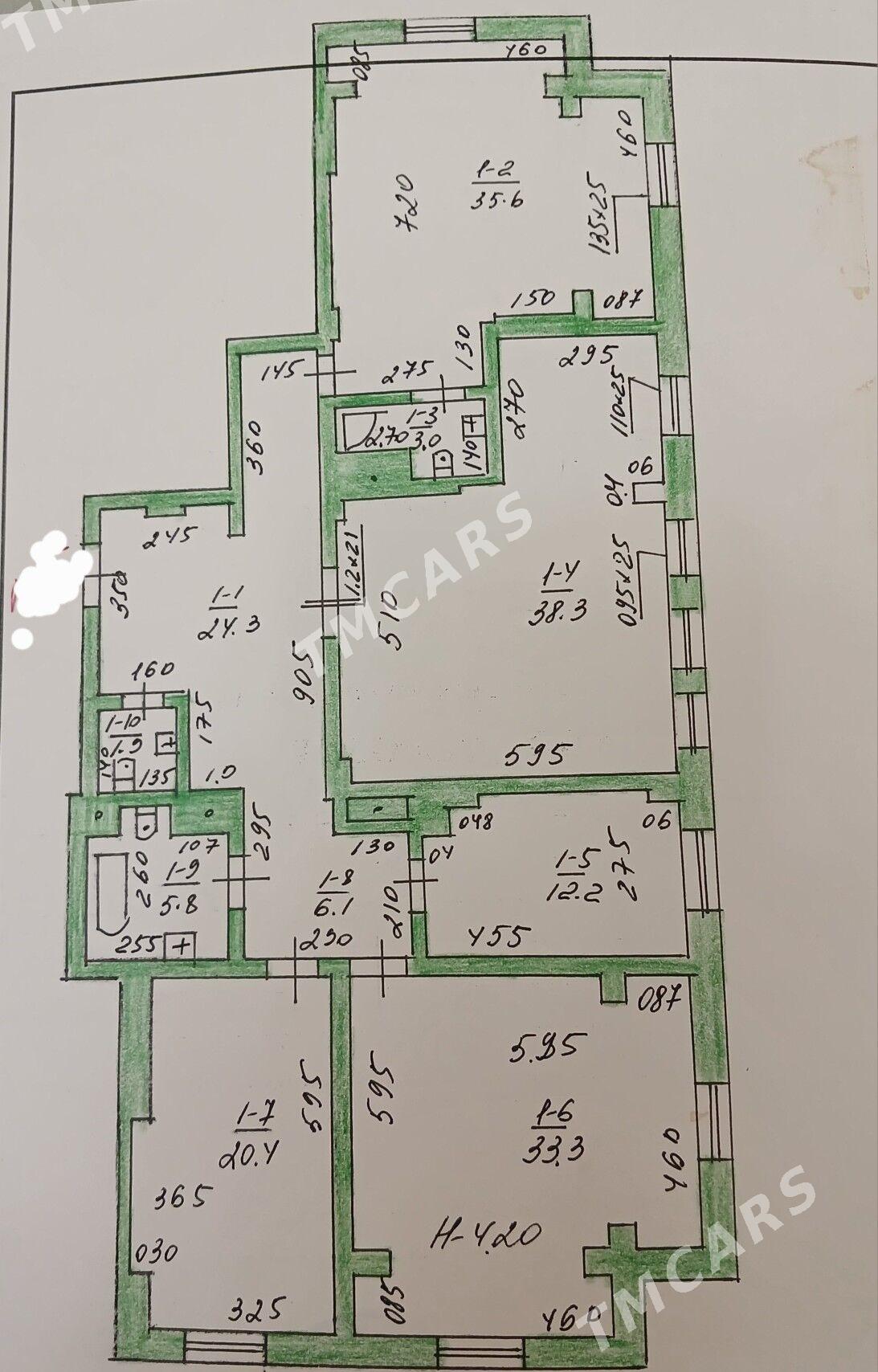 Советская элитка 2эт 4ком 181м - Sowetskiý köç. (Garaşsyzlyk şaýoly) - img 3