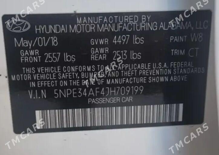 Hyundai Sonata 2018 - 218 000 TMT - Mary - img 7