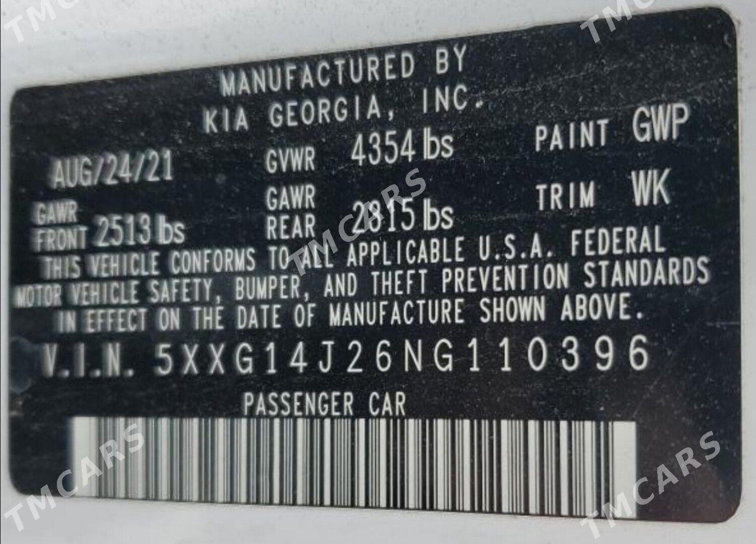 Kia K5 2021 - 195 000 TMT - Aşgabat - img 5