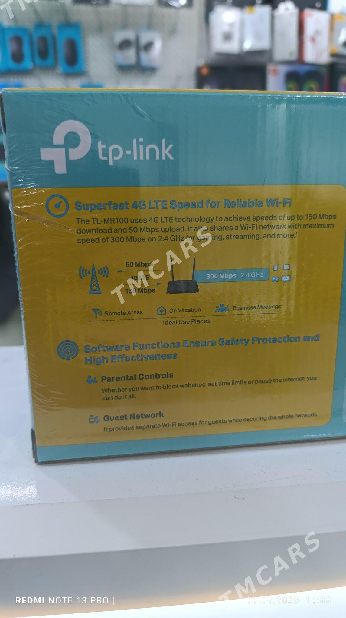 Wifi router TpLink TL-MR100 - Aşgabat - img 2