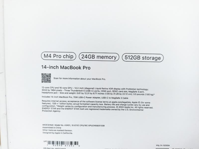 MacBook Pro 14 (24/512/M4 Pro) - Ашхабад - img 2