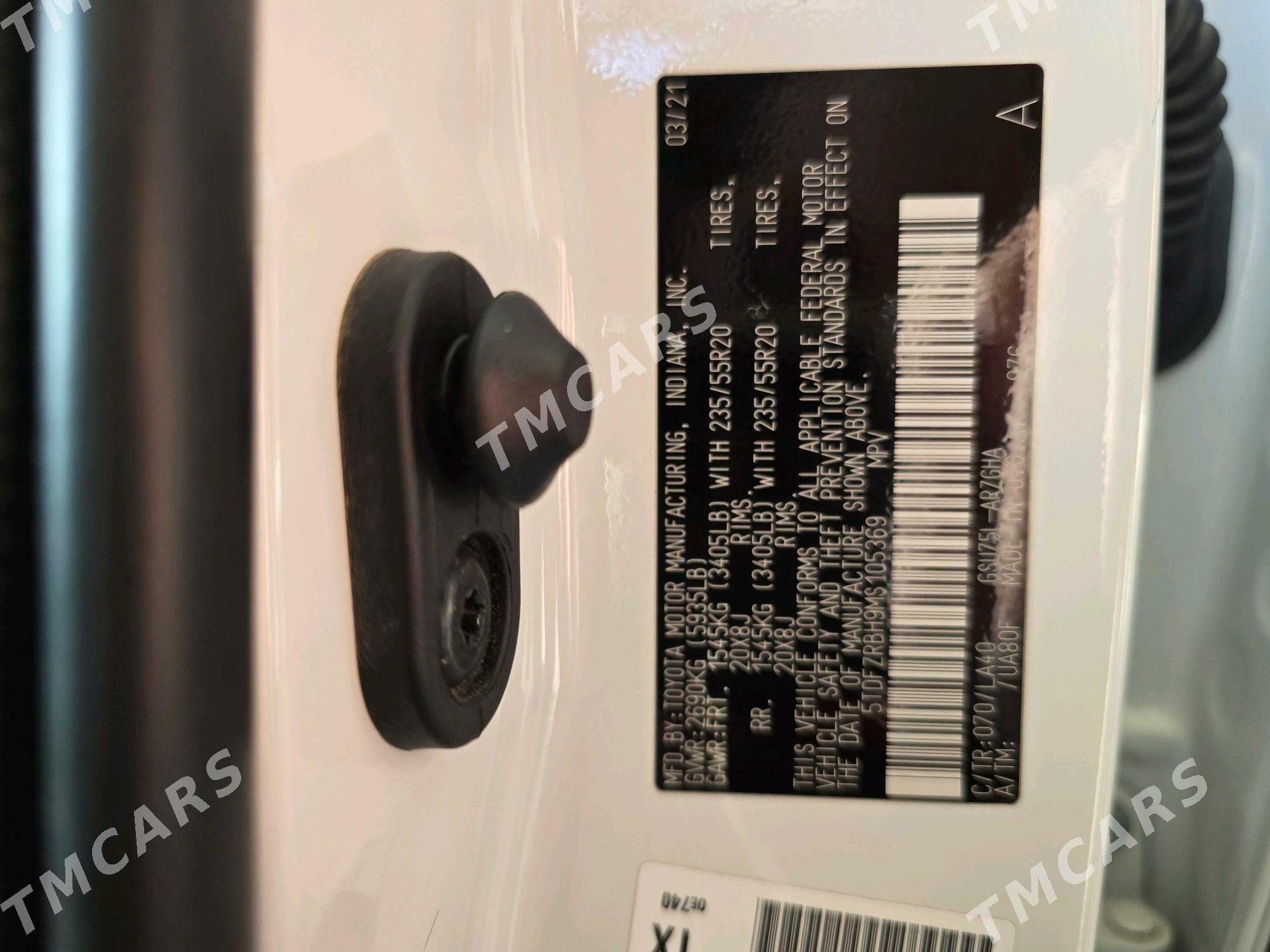 Toyota Highlander 2021 - 730 000 TMT - Mary - img 4