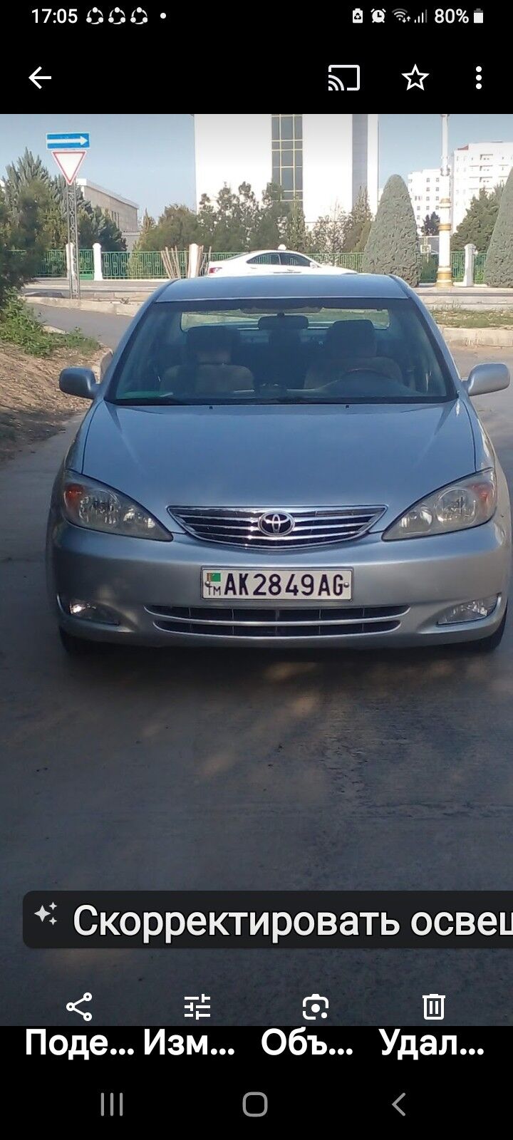 Toyota Camry 2003 - 154 000 TMT - ул. Подвойского (Битарап Туркменистан шаёлы) - img 8