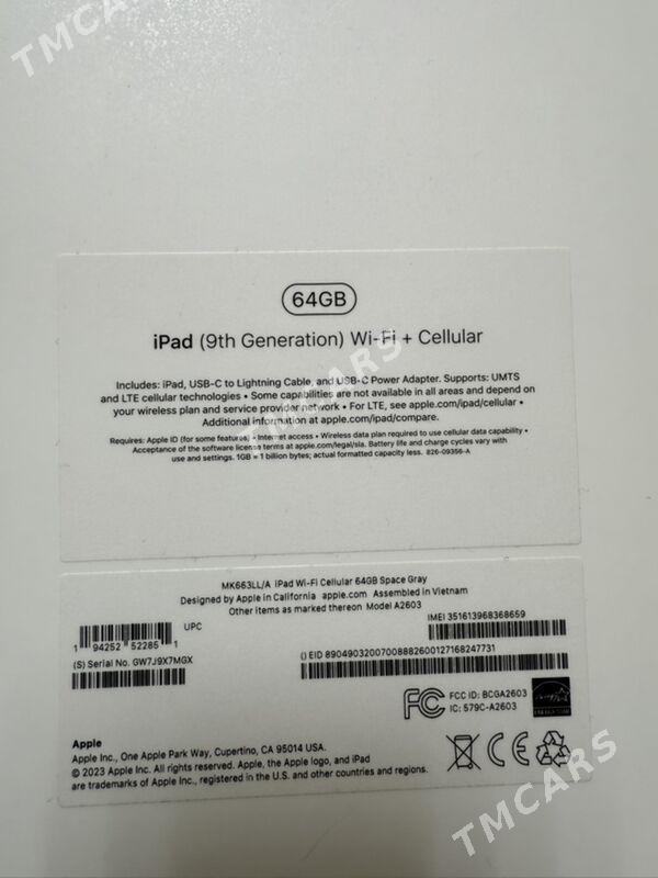 iPad 9 64GB WiFi+Cell - Aşgabat - img 4