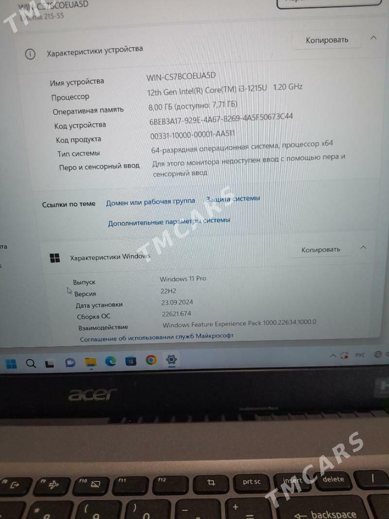 acer i3 12Gen - Türkmenbaşy - img 2
