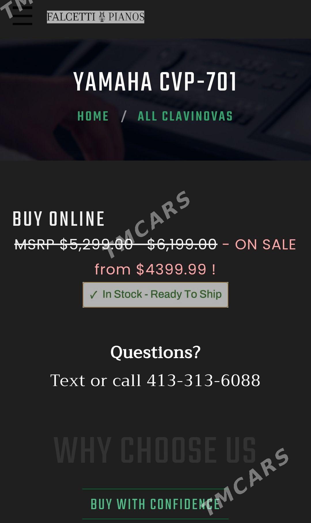 YAMAHA Clavinova CVP 701 - Aşgabat - img 7