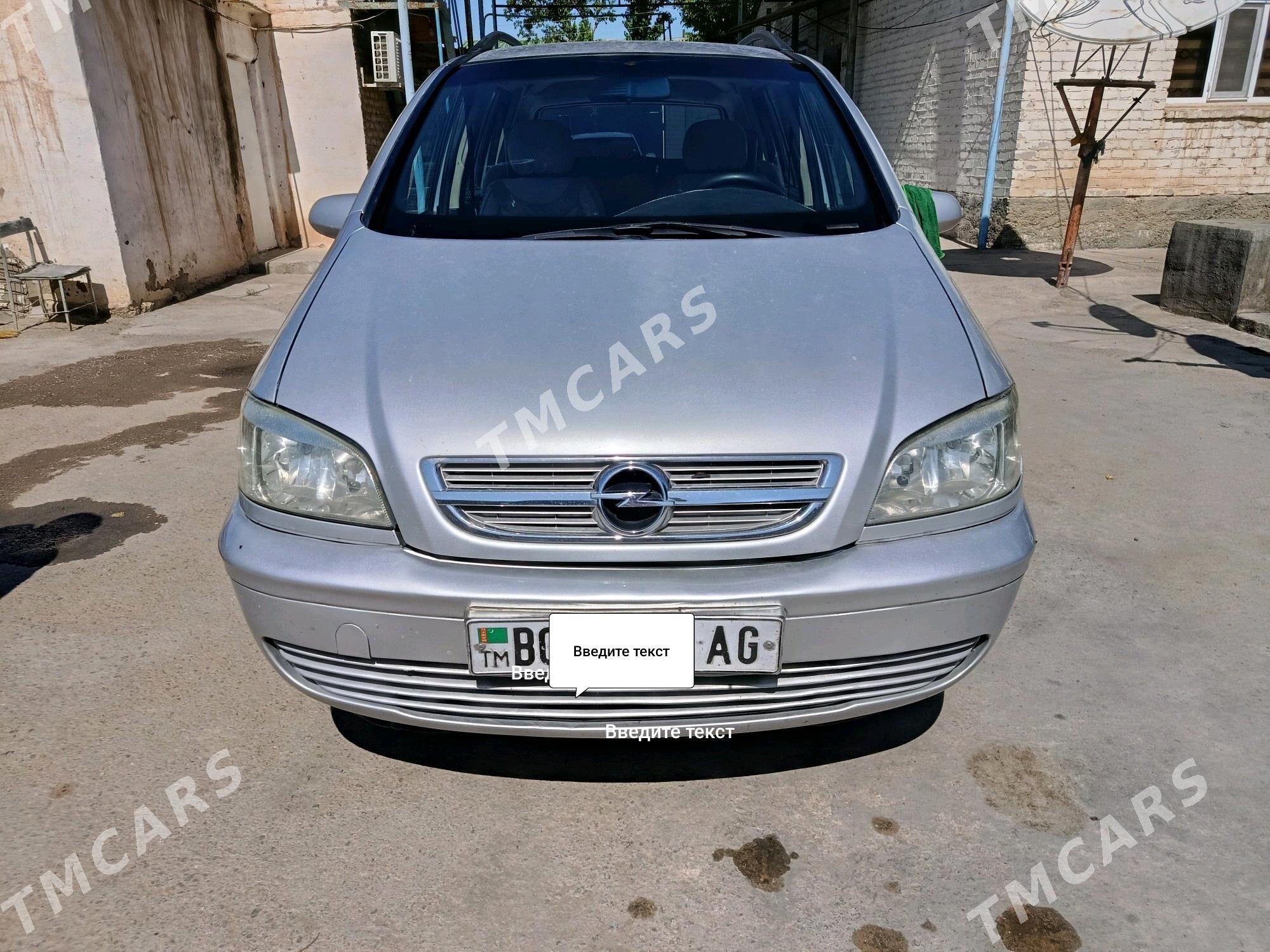 Opel Zafira 2000 - 80 000 TMT - Çoganly - img 3