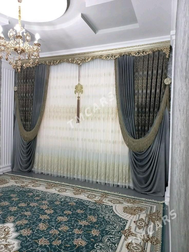 Perde Zanaweska Занавески Tuty žalýuz жалюз jalýuz Mugt Dikimisi sowgat jay ofis elitka katez magazin Lux dizayn pult ly ayna gapy haly mebel zalyuzlar - Aşgabat - img 4