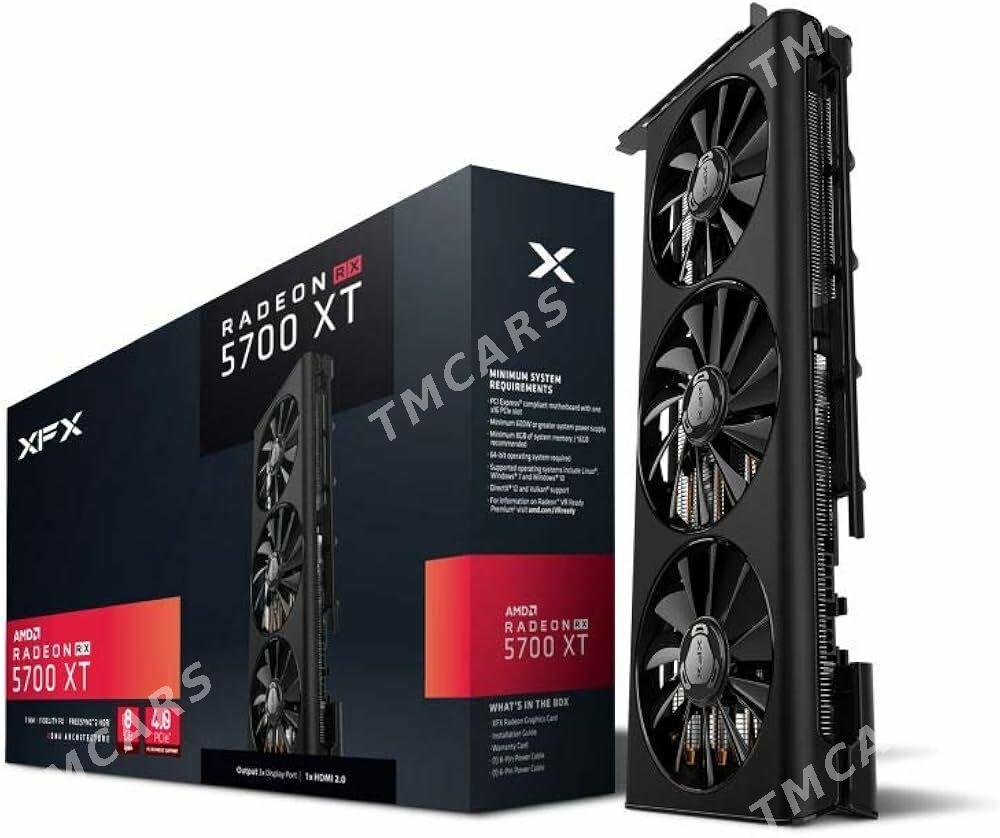 Rx 5700 XT XFX 3Fan 8gb - Aşgabat - img 3