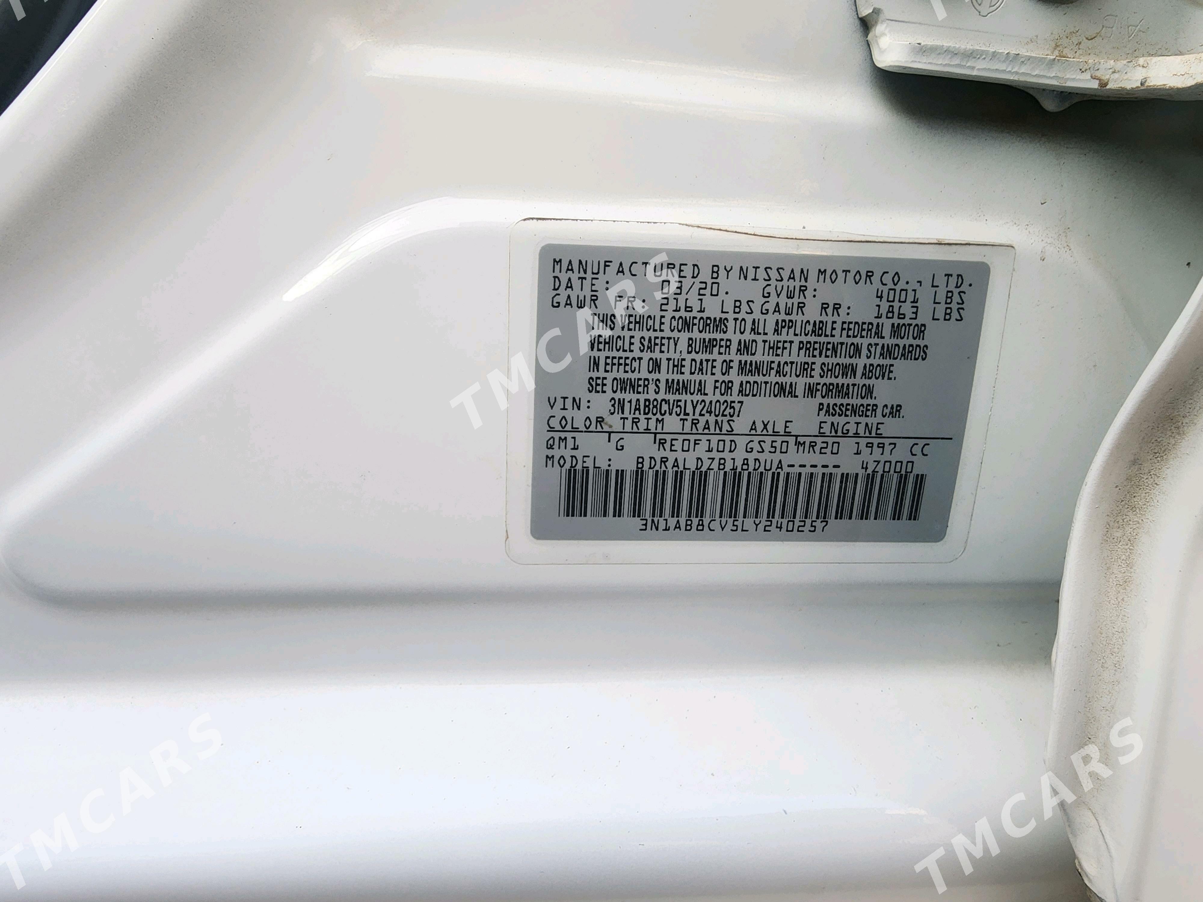 Nissan Sentra 2020 - 220 000 TMT - Dänew - img 5