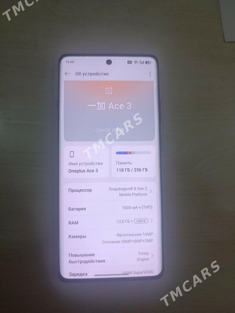 Oneplus Ace 3 12/256 - Aşgabat - img 2