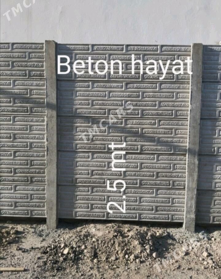 Daşoguz beton zabor - Шабатский этрап - img 2