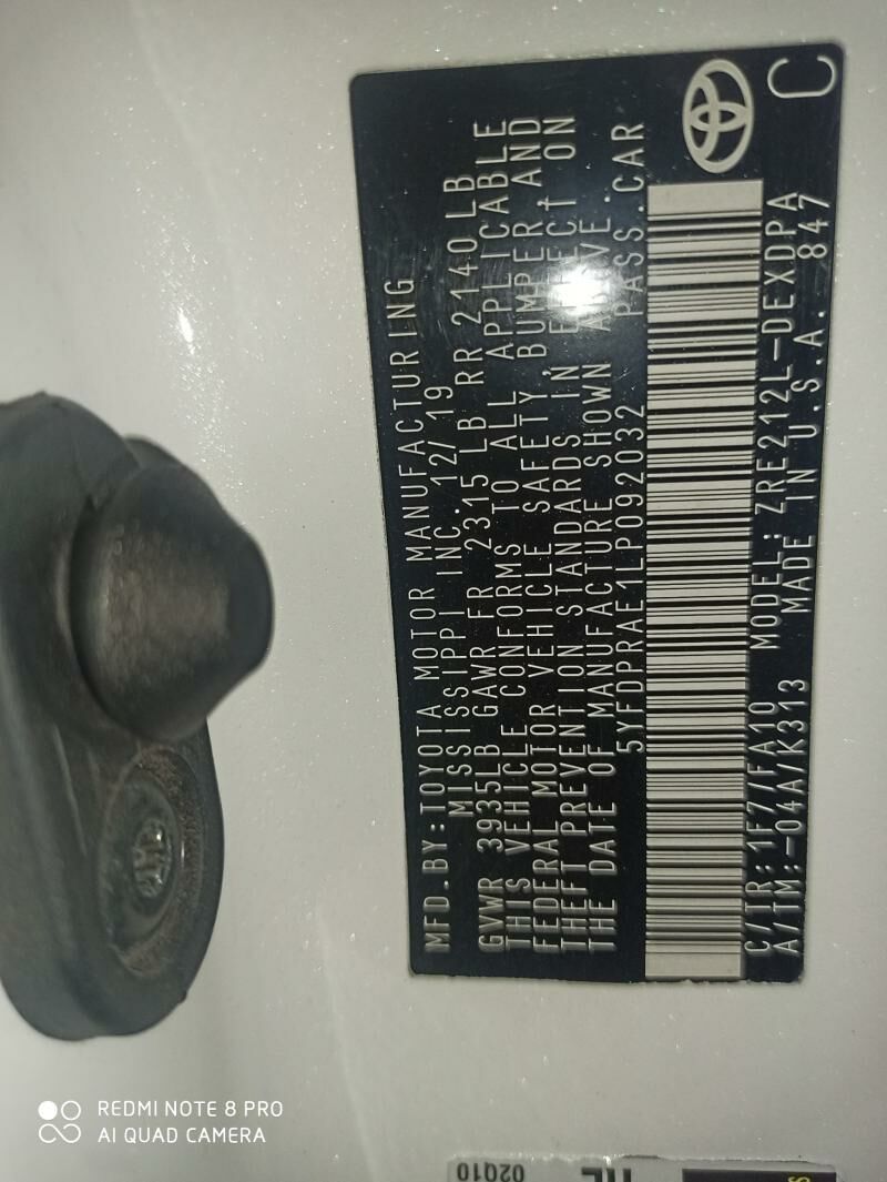 Toyota Corolla 2020 - 220 000 TMT - Mary - img 7