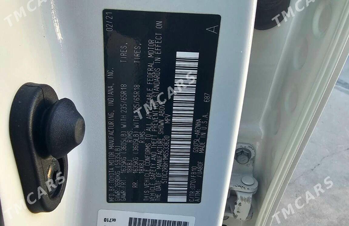 Toyota Highlander 2021 - 520 000 TMT - Mary - img 2