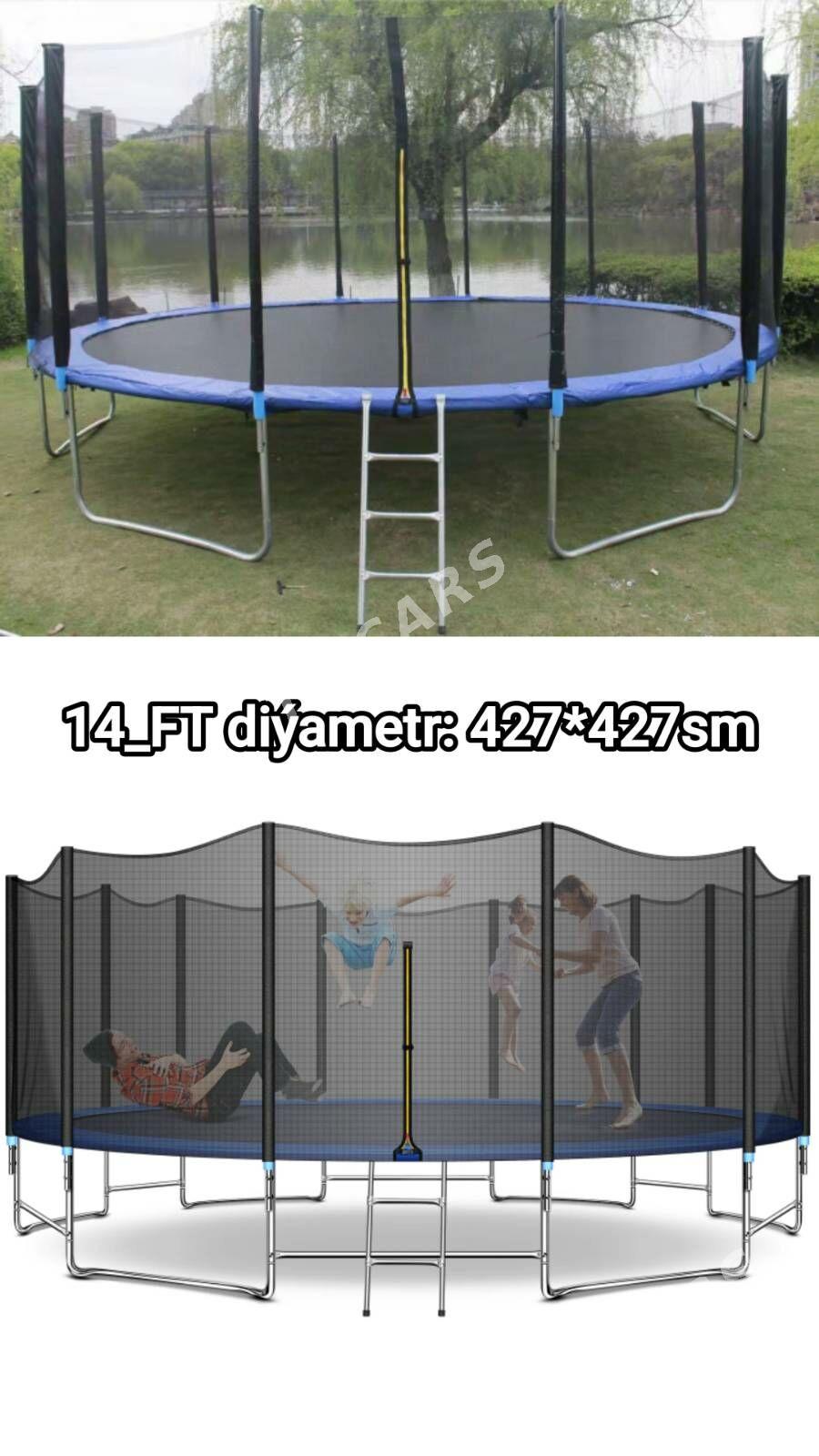 Трампл Trampoline Batut Батут - Ашхабад - img 6