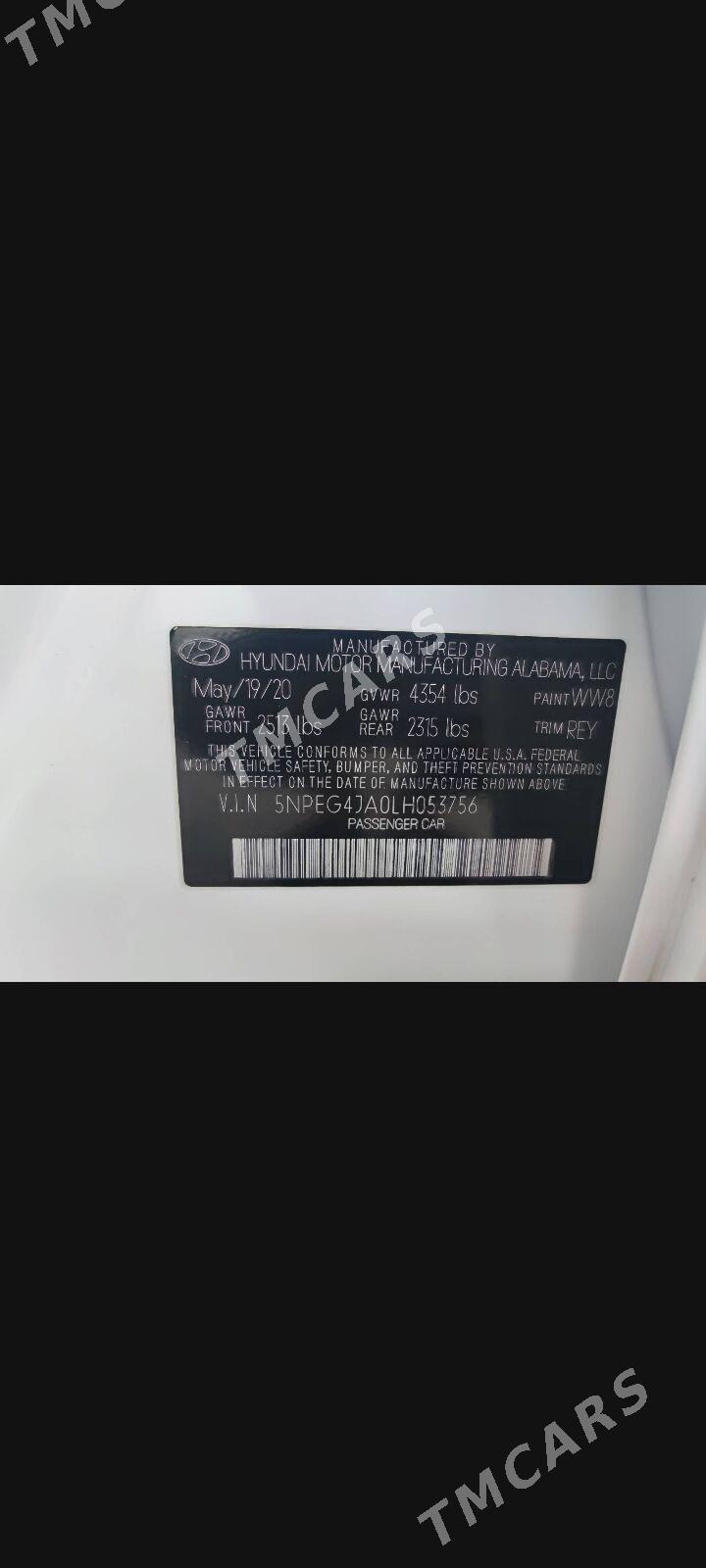 Hyundai Sonata 2020 - 248 000 TMT - Aşgabat - img 7