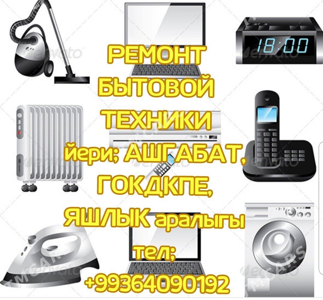REMONT BYTAWOÝ TEHNIKA РЕМОНТ KONDISIONER KANSANER KIR MAŞYN СТИРАЛЬНАЯ МАШИНА HOLODILNIK TELEWIZOR PYLESOS MIKROWOLNOWKA SENSOR PLITA ELEKTRO PLITA KOMBI USSA PEÇKA - Aşgabat - img 6