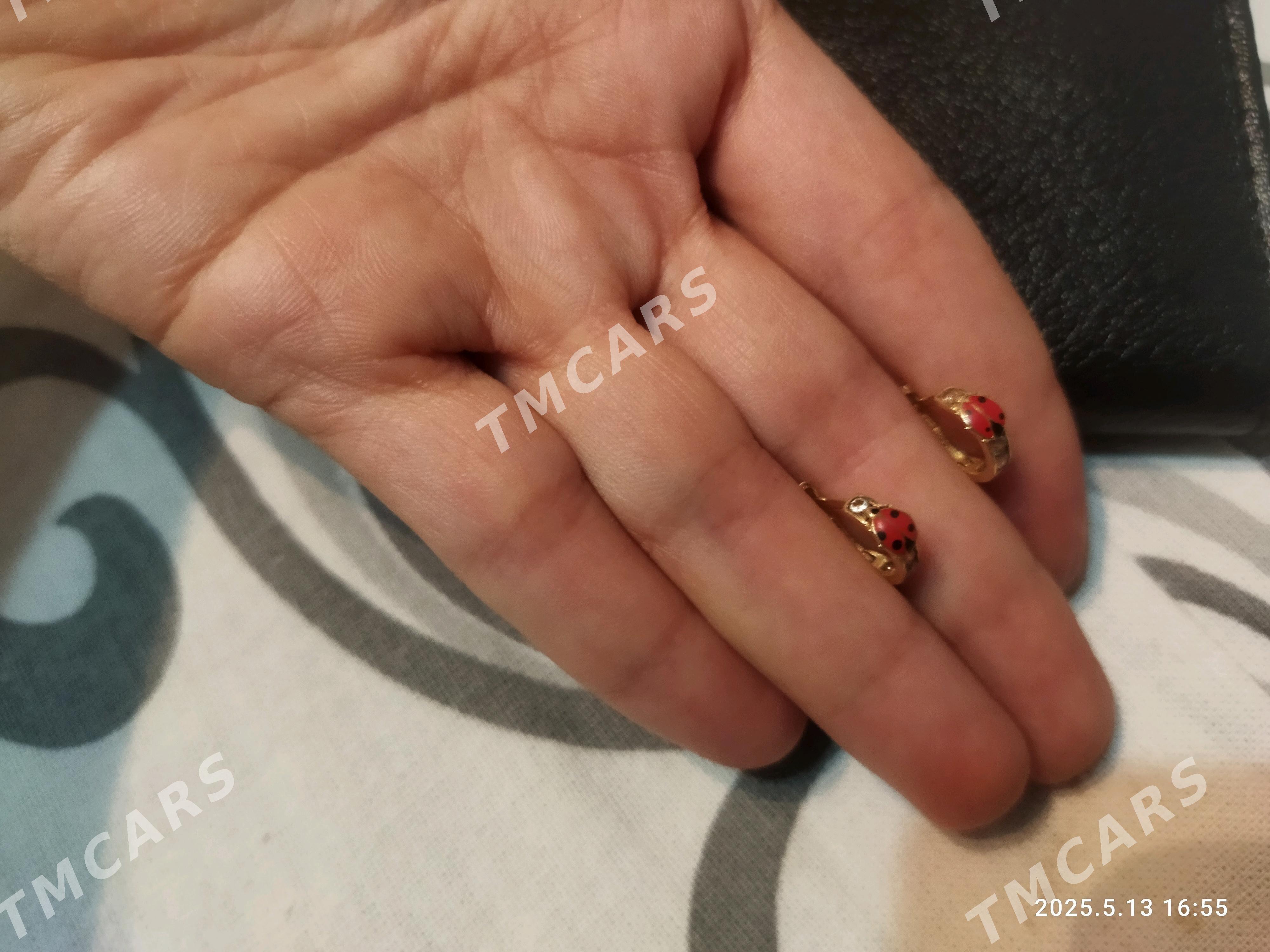 сережки золотые - Türkmenabat - img 4