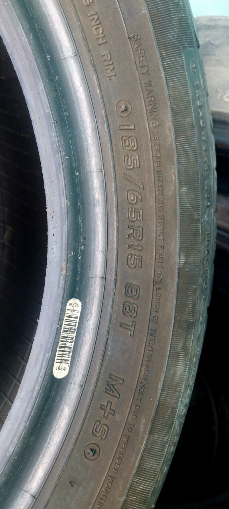 185 65 15 DUNLOP 300 TMT - Bereket - img 3