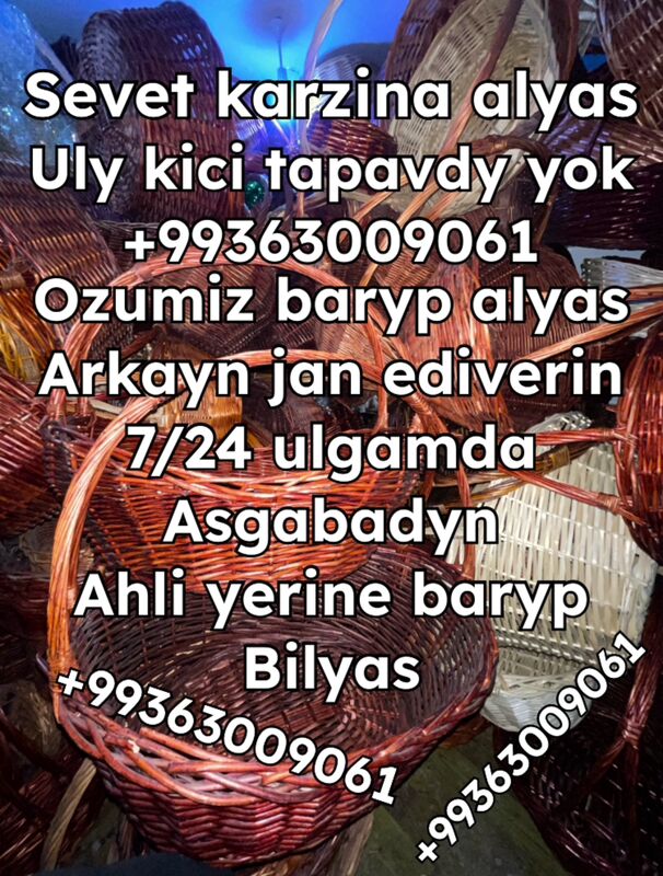  sevet karzina satyn alyarys  Gymmat bahadan - Aşgabat - img 5