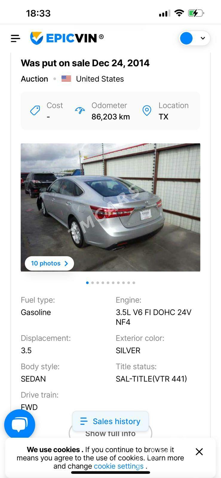 Toyota Avalon 2013 - 280 000 TMT - Гурбансолтан Едже - img 2
