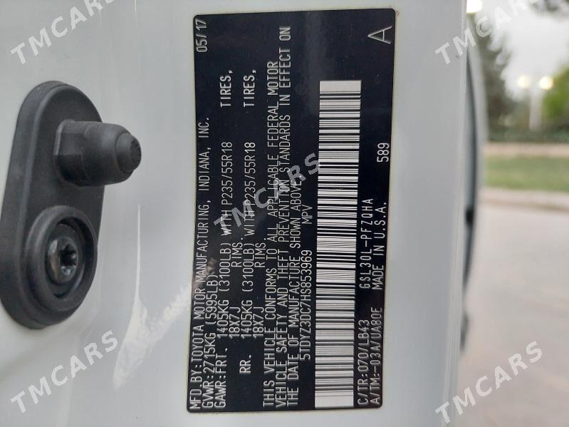 Toyota Sienna 2017 - 600 000 TMT - Podwoýski köç. (Bitarap Türkmenistan şaýoly) - img 2