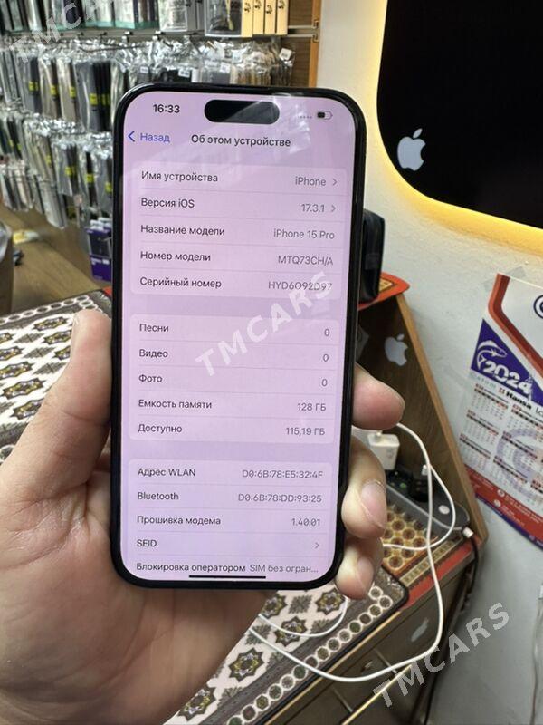iPhone 15Pro 128gb 90%2sim - Aşgabat - img 2