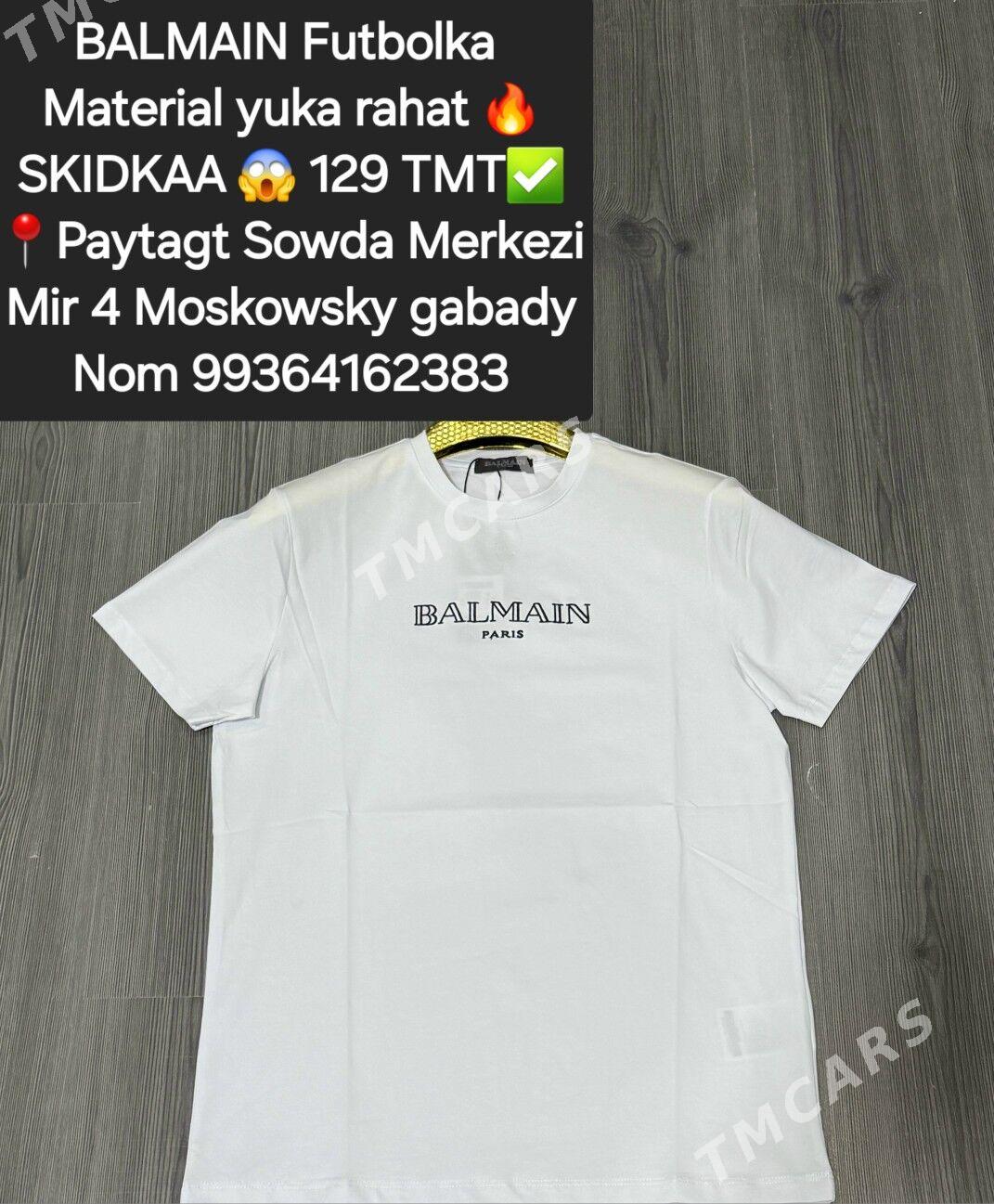  Balmain BOSS Futbolkalar - Мир 4 - img 3