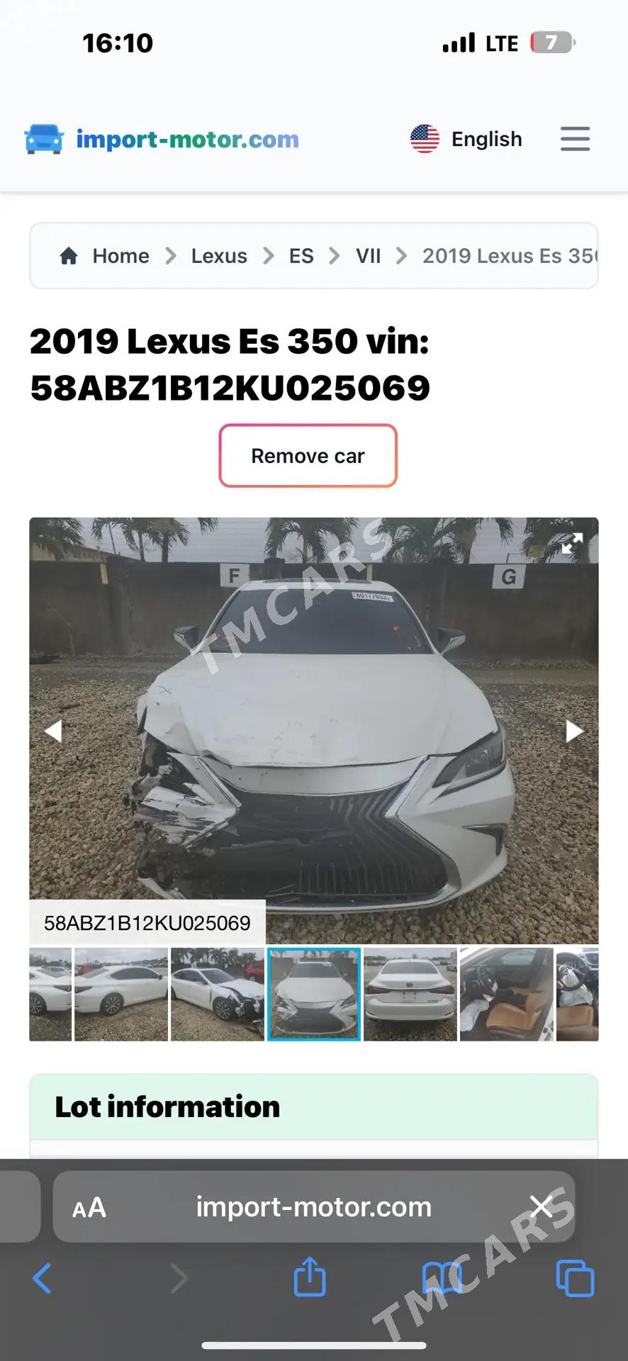 Lexus ES 350 2019 - 600 000 TMT - Mary - img 10