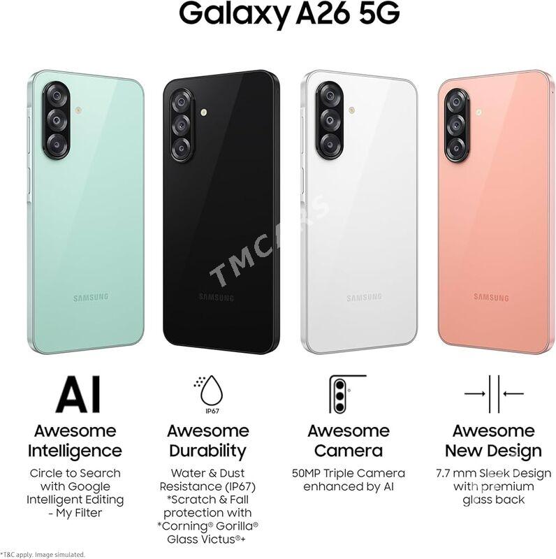 SAMSUNG A26 6/128GB 8/256GB - Ашхабад - img 3