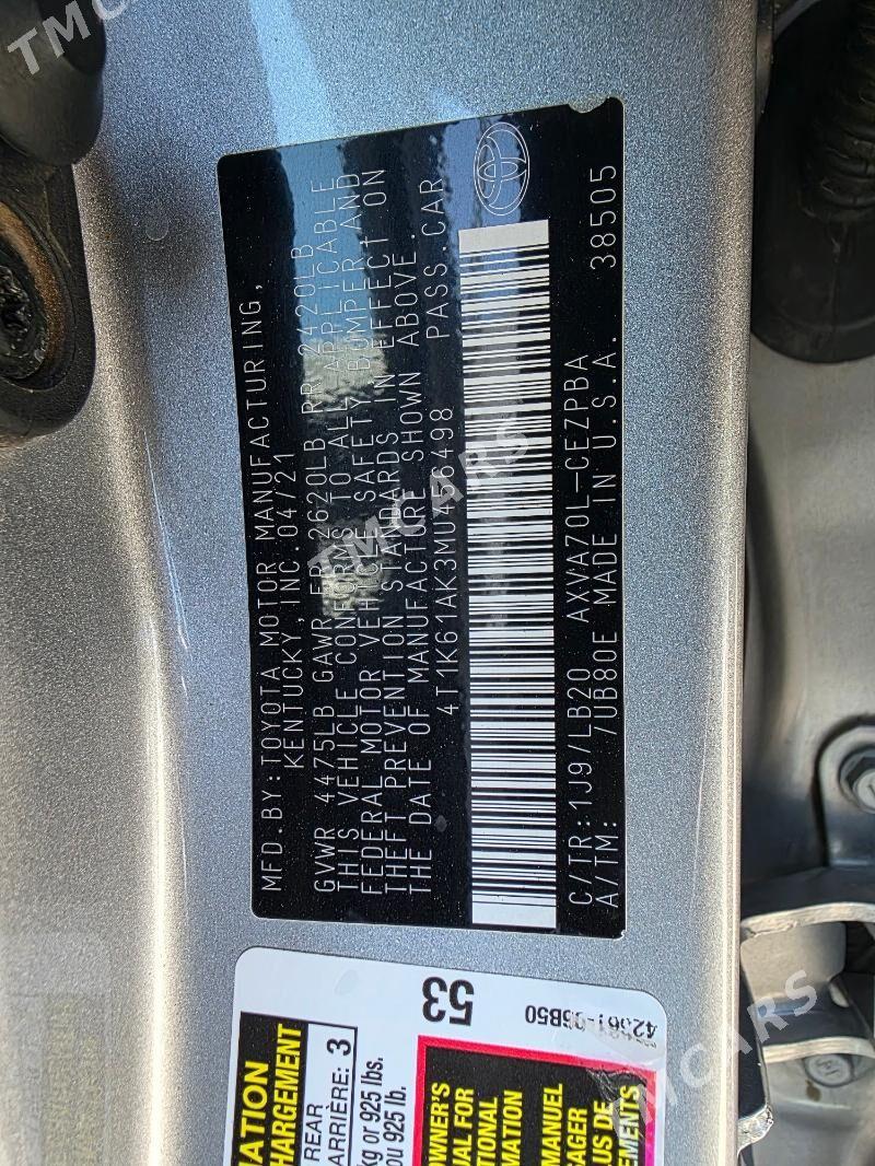 Toyota Camry 2021 - 325 000 TMT - Ашхабад - img 7