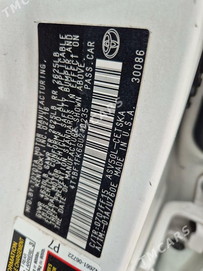 Toyota Camry 2016 - 253 000 TMT - Aşgabat - img 7