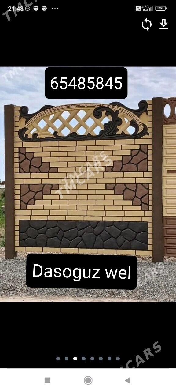 DAŞOGUZ beton zabor - Дашогуз - img 8