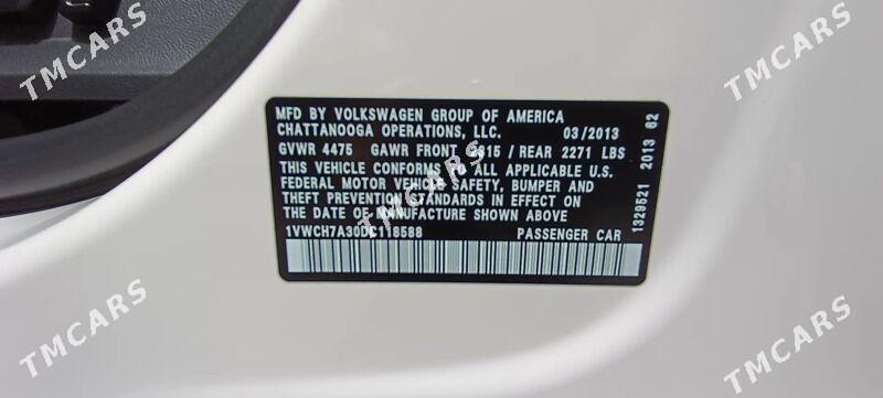 Volkswagen Passat 2013 - 185 000 TMT - Aşgabat - img 9