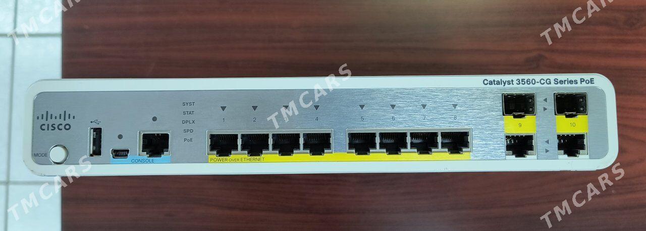 Свитч/коммутатор Cisco Catalyst 3560-CG-8PC-S - Ашхабад - img 3