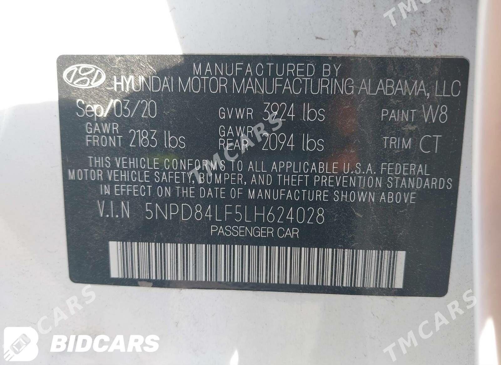 Hyundai Elantra 2020 - 235 000 TMT - Ашхабад - img 5