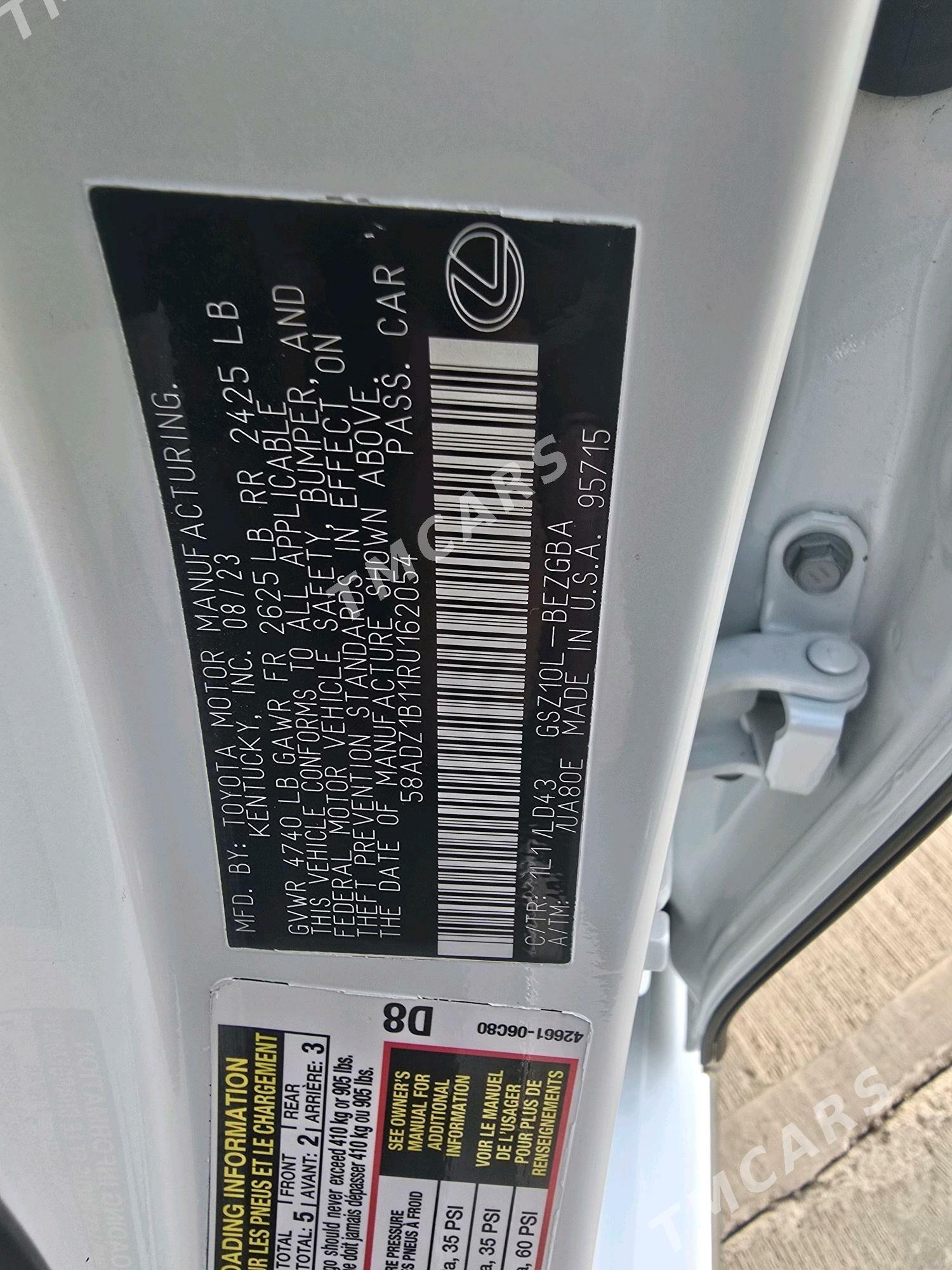 Lexus ES 350 2023 - 820 000 TMT - Podwoýski köç. (Bitarap Türkmenistan şaýoly) - img 10