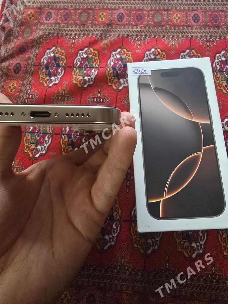 iphone 16pro 2sim 128gb - Ашхабад - img 1