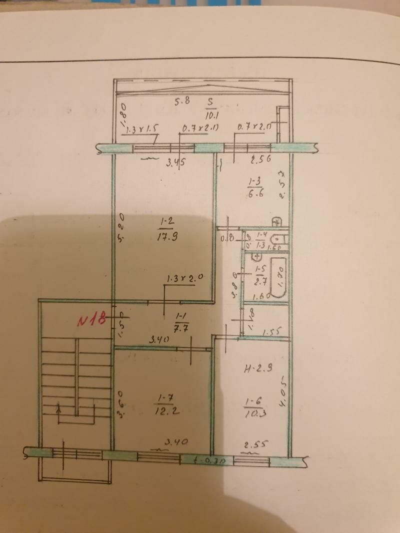 ПРОДАЕТСЯ КВАРТИРА 11 МКР - Aşgabat - img 1