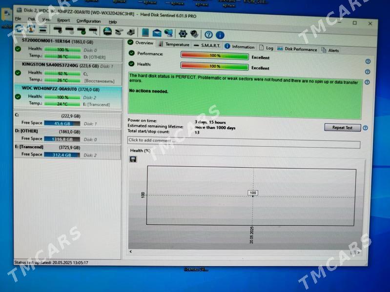 Жёсткий диск Transcend 4TB - Aşgabat - img 2