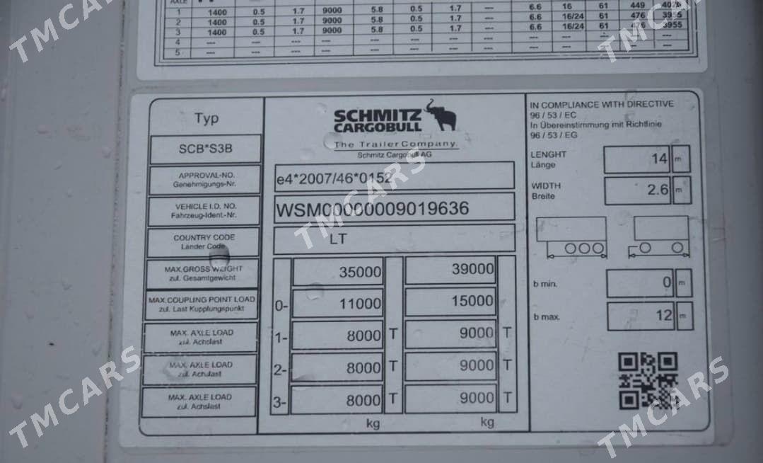 Schmitz Cargobull 2020 - 842 800 TMT - Ашхабад - img 5